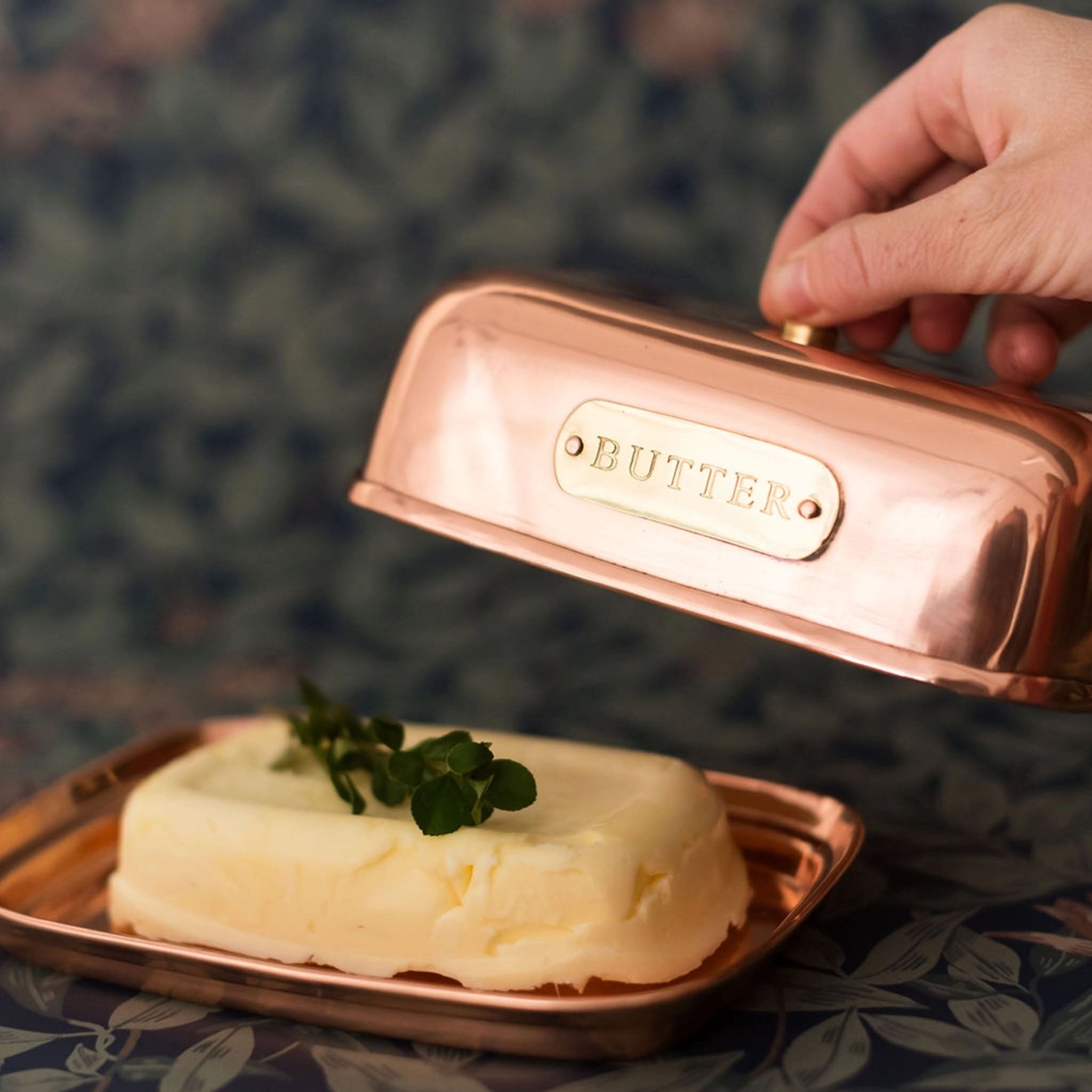 Heirloom Copper Butter Dish - Addison West 