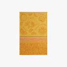 Orange and Yellow Citrus French Jacquard Tea Towel on a white background