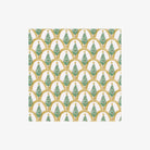 Caspari Deco Christmas Gold Lunch Napkin on a white backgroudn