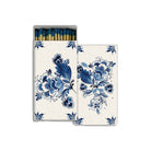 Delft Blue Match box on a white background