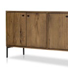 Four Hands Eaton Media Cabinet in Amber Oak Resin - Addison West 