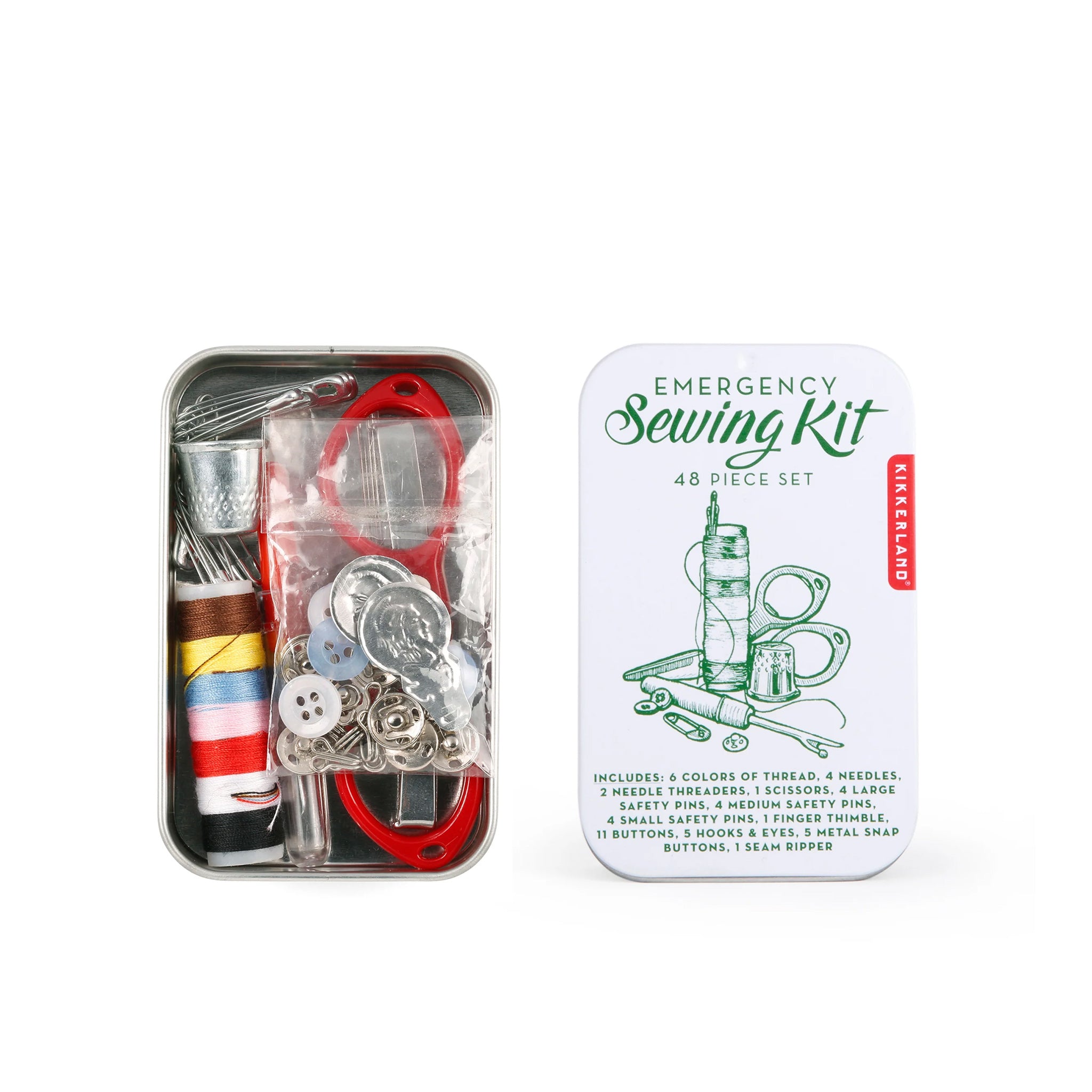 Emergency Sewing Kit on a white background