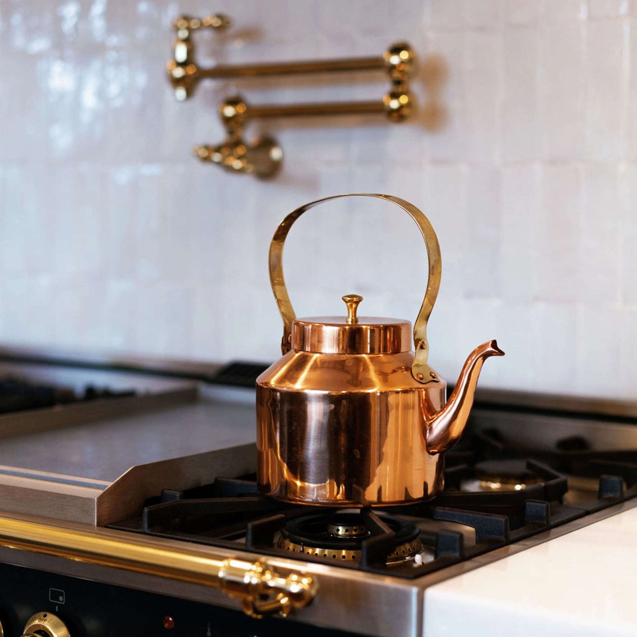 Heirloom English Copper Tea Kettle - Addison West 