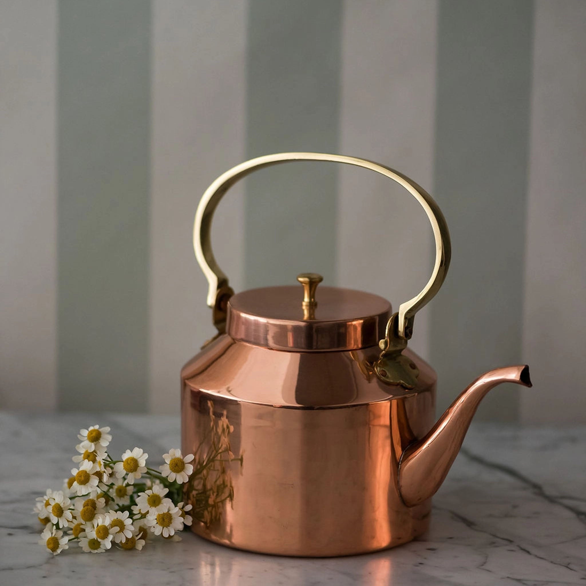 Heirloom English Copper Tea Kettle - Addison West 