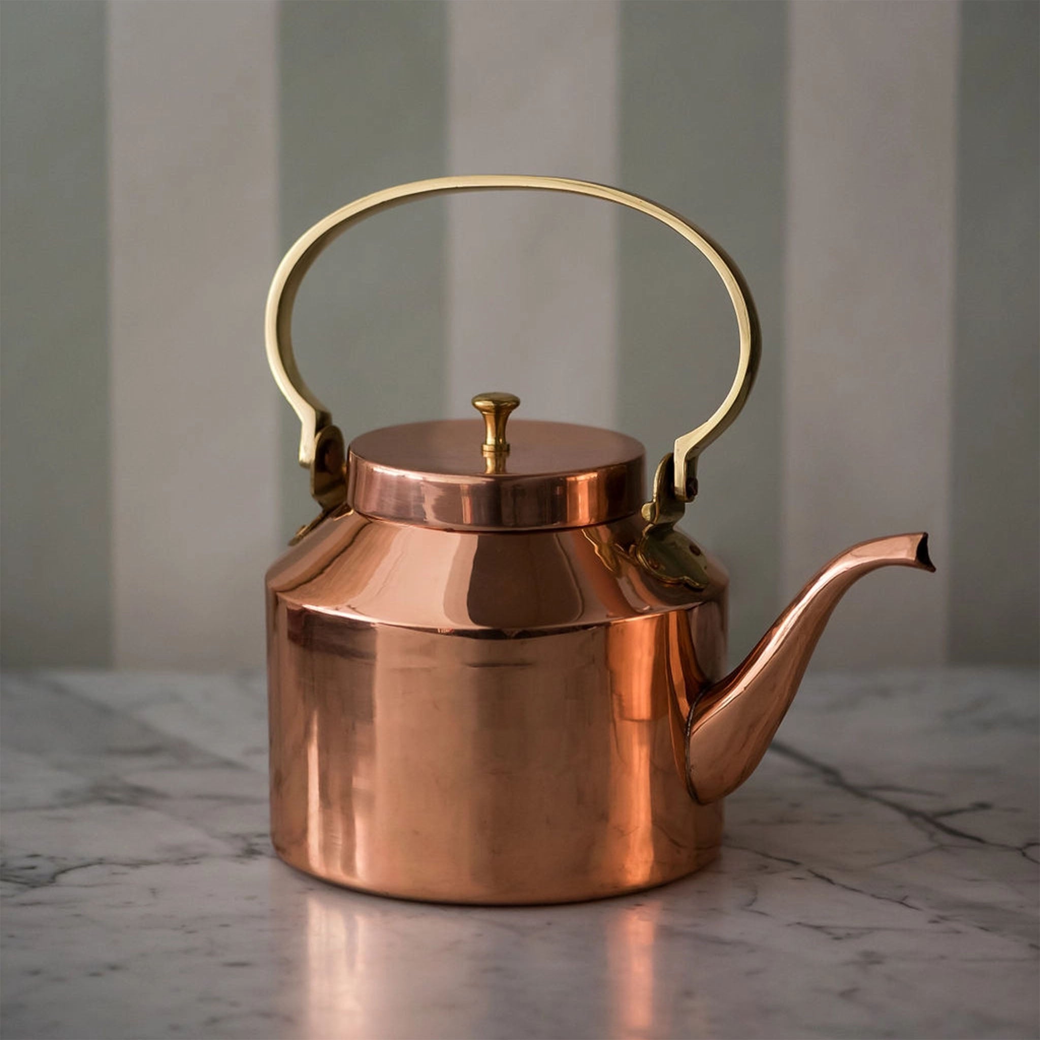 Heirloom English Copper Tea Kettle - Addison West 