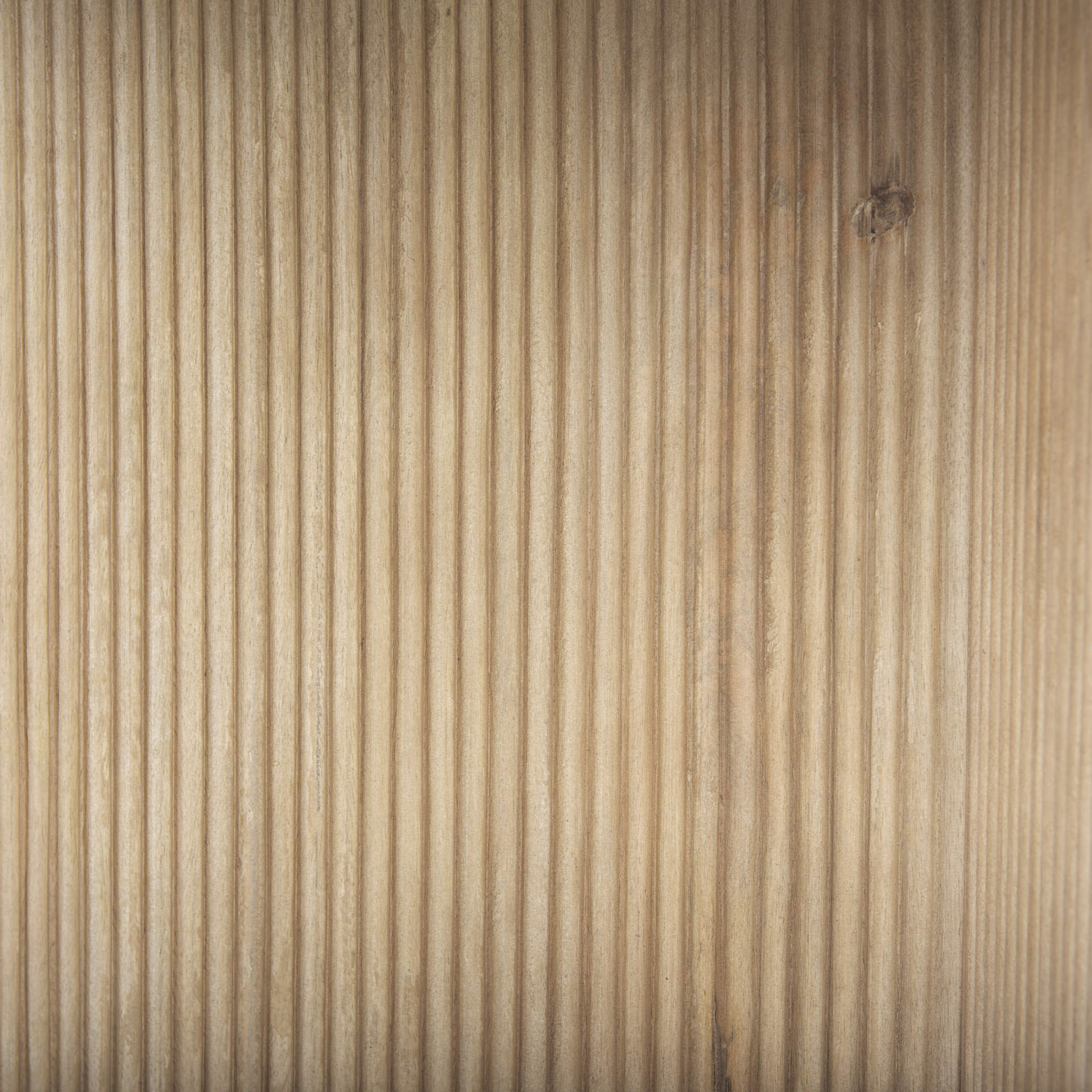 Close up of Enzo Marble Tabletop with Fluted Light Wood Base Foyer Accent 