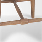 Ernest Medium Brown Wood Counter Stool on a white background