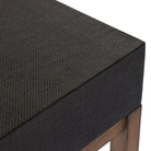 Four Hands Fiona Desk in Black Raffia - Addison West 