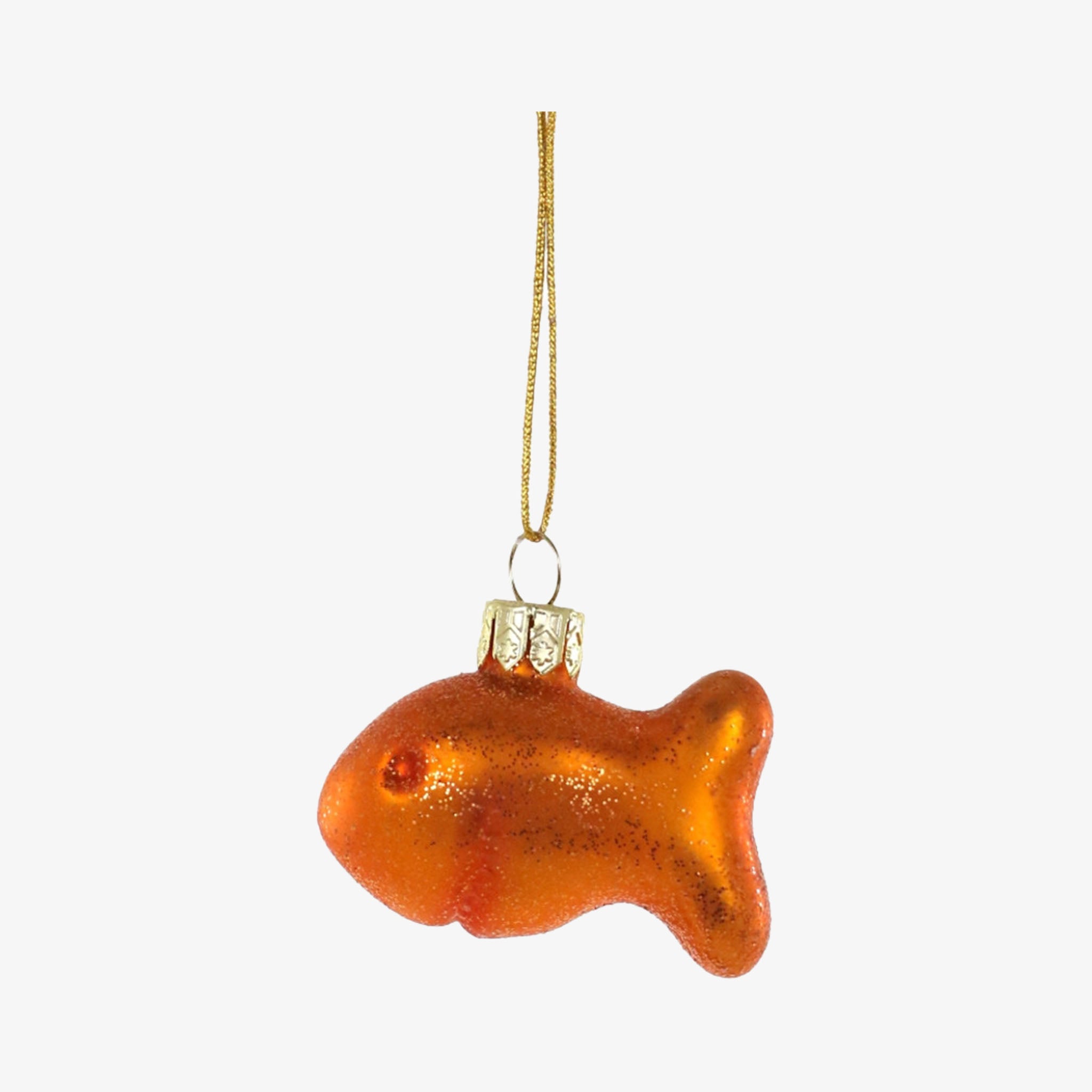 Fish cracker Christmas ornament by Cody Foster on a white background