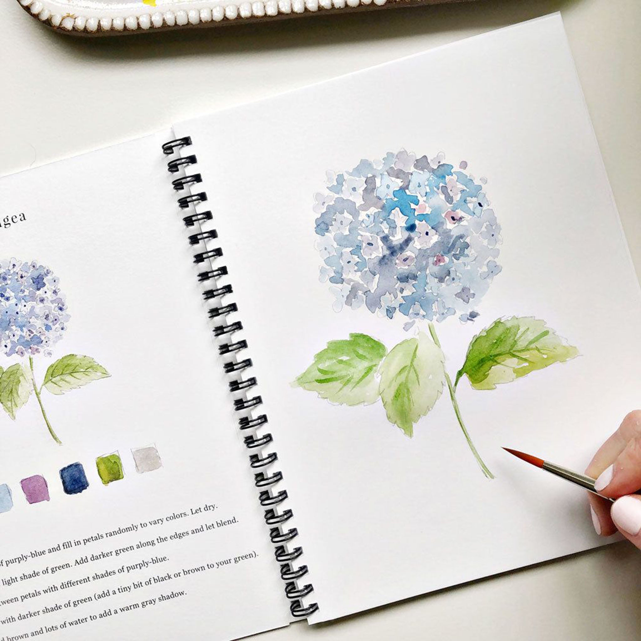 Flowers Watercolor Workbook - Addison West 