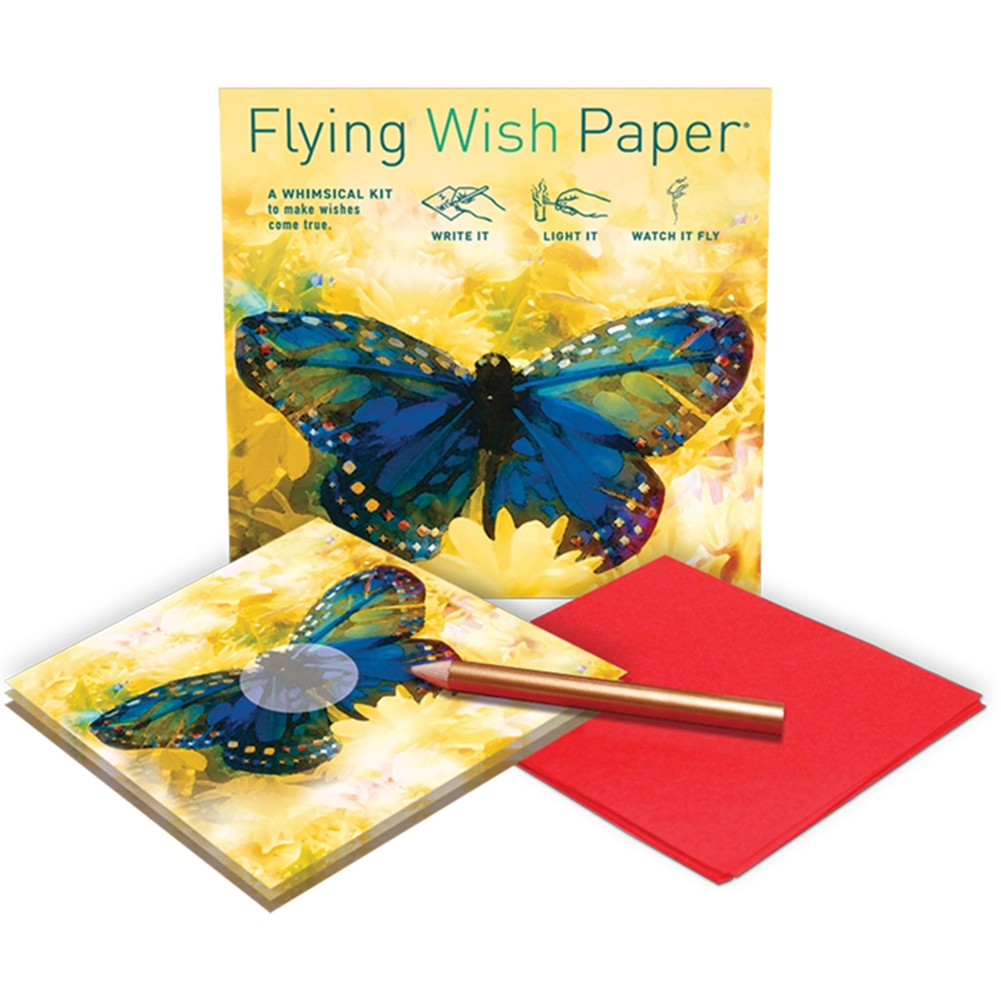 Royal Butterfly Flying Wish Paper - Addison West 