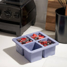 Four Cup Cube Food Freezer Tray - Blue - Addison West 