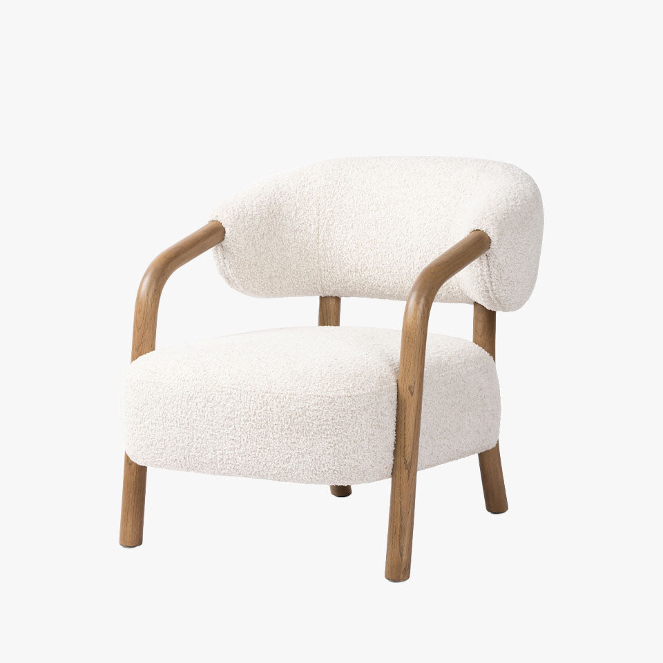 Four Hands Brodie Chair In Sheldon Ivory - Addison West 