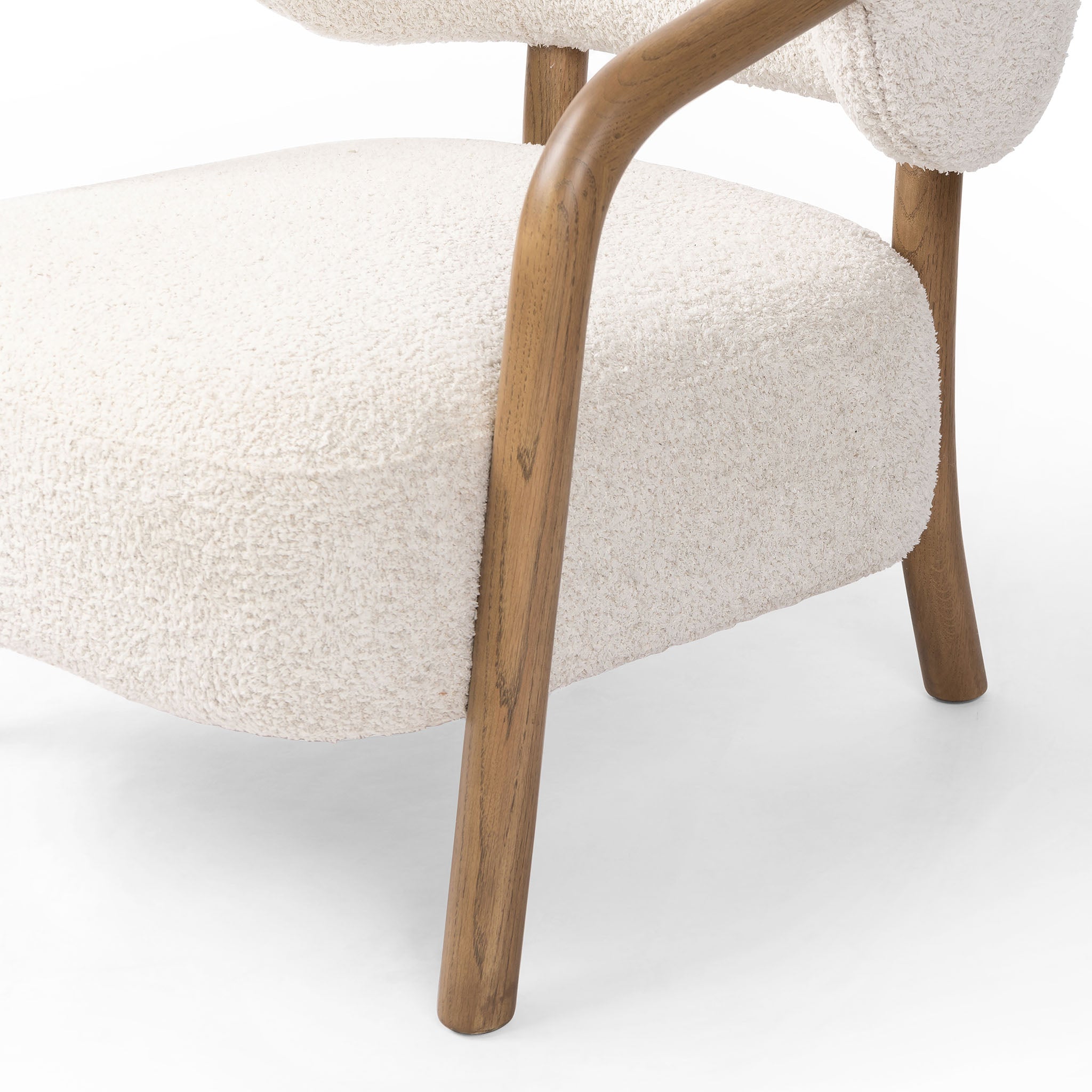 Four Hands Brodie Chair In Sheldon Ivory - Addison West 