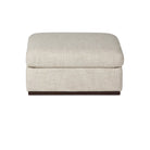 Four Hands Colt Sectional Ottoman in Canton Dove on a white background at Addison West