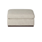 Close up of Four Hands Colt Sectional Ottoman in Canton Dove on a white background at Addison West