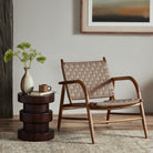 Four Hands Eero Chair in Toasted Oak in a modern living room