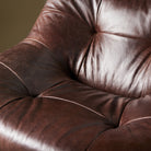 Four Hands Farley Swivel Chair In Conroe Cigar - Addison West 