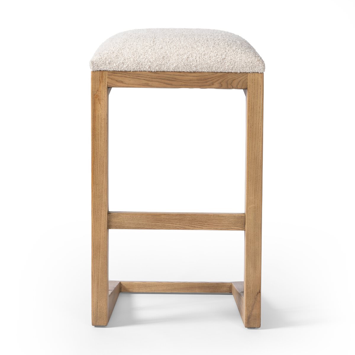 Four Hands Finn Bar Stool in Somerton Ash on a white background at Addison West