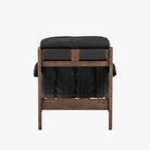 Four Hands Halston Chair + Ottoman In Heirloom Black - Addison West 