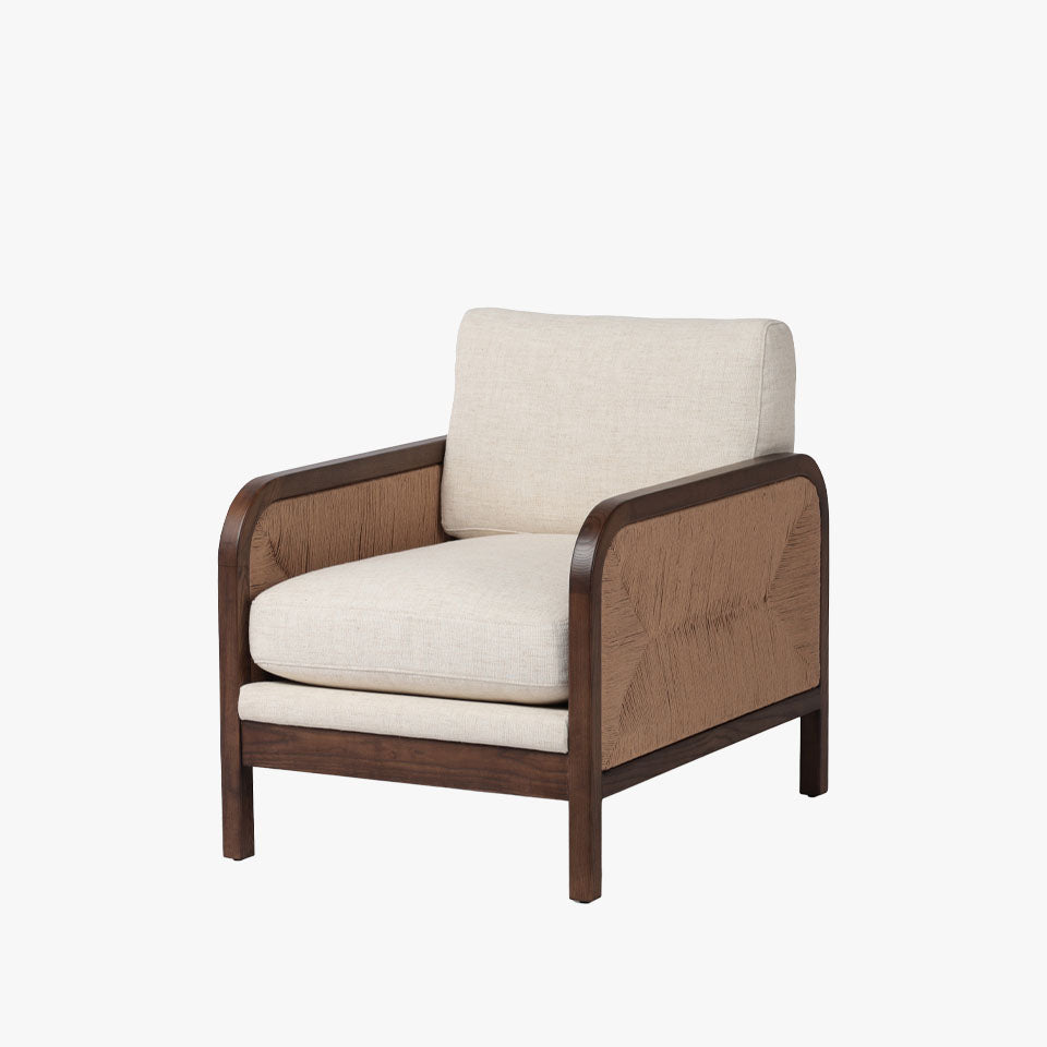 Four Hands Kalani Chair In Alcala Cream - Addison West 