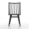 Four Hands Lewis Windsor Chair in Black oak on a white background