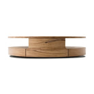 Four Hands Matheus Coffee Table in Natural Reclaimed French Oak on a white background