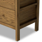 Close up of legs of Four Hands Meadow 6 Drawer Dresser