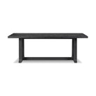 Four Hands Otto Dining Table 87" in Black Finish seats 8 on a white background