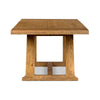 Four Hands Otto Extension Dining Table 86"-120" in Honey Pine on a white background