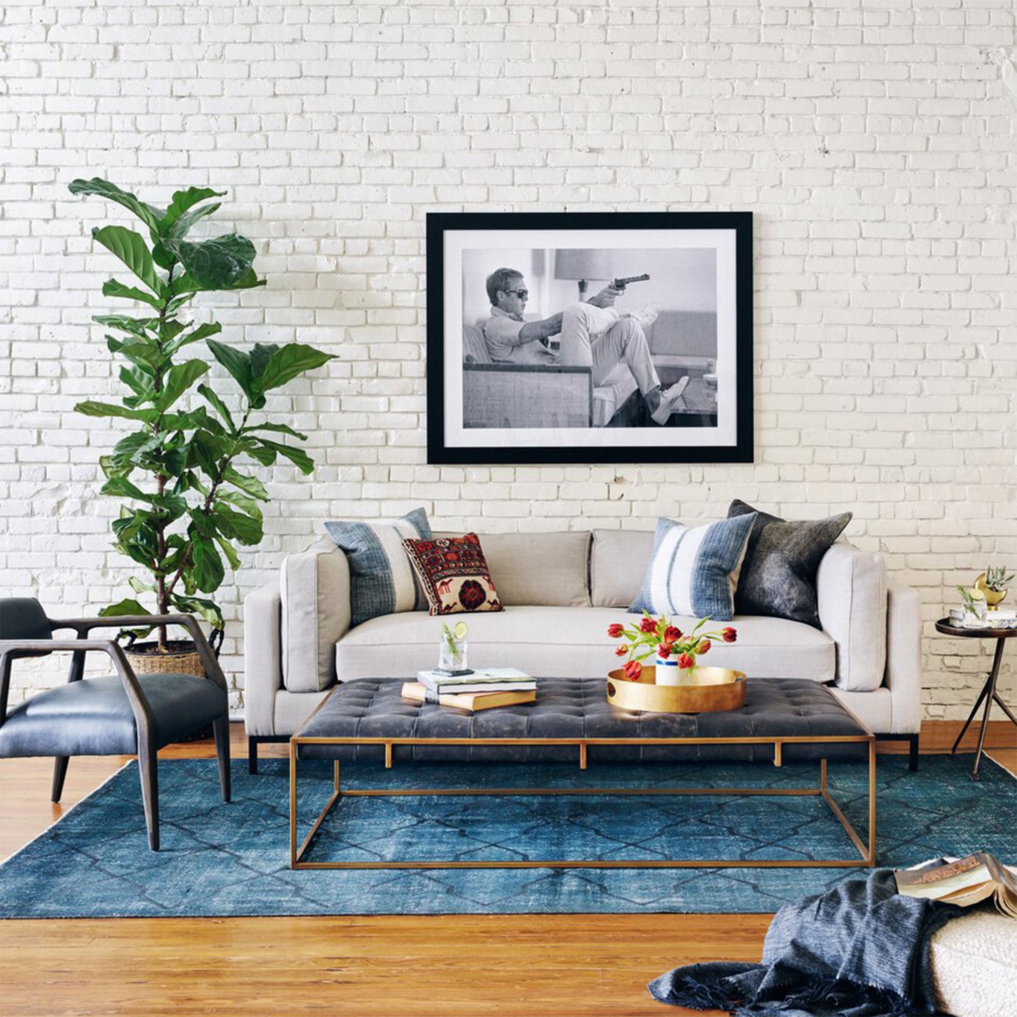 Four Hands Oxford Coffee Table in Rialto Ebony - Addison West 