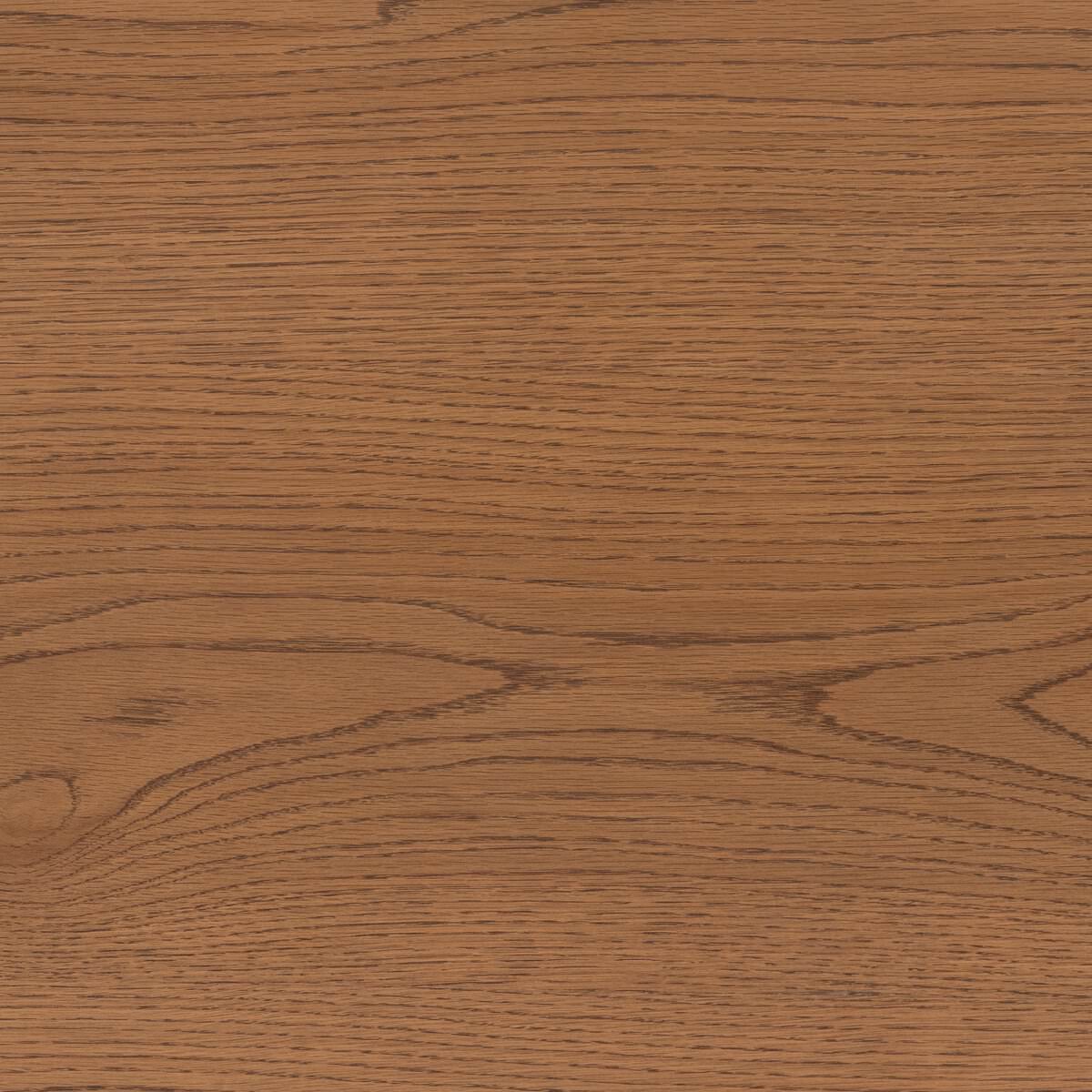 Close up of Four Hands Roark 6 Drawer Dresser in Amber Oak Veneer