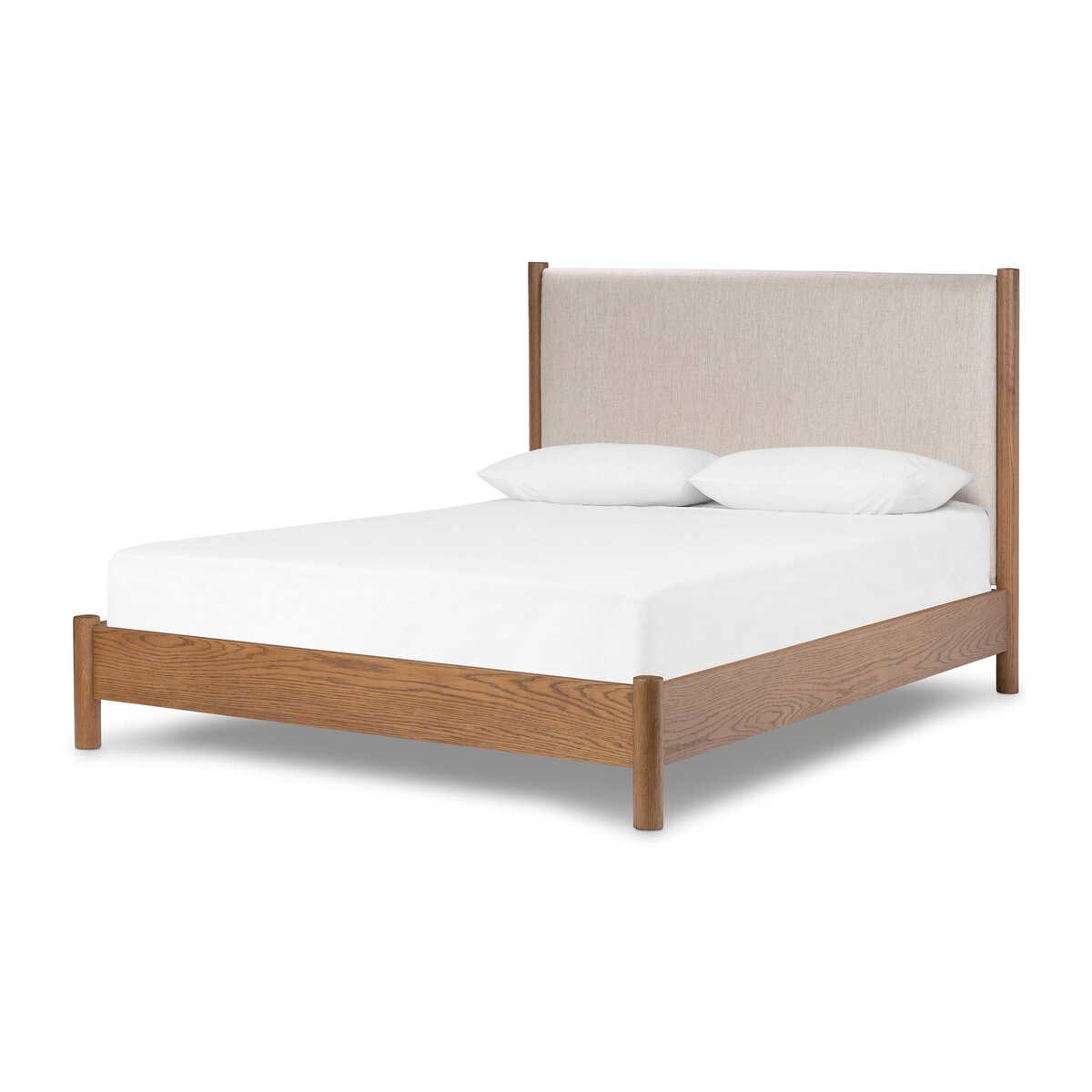 Four Hands Roark Bed in Essence Natural on a white background