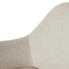 Close up of Four Hands Santoro Chair in Harrow Ivory on a white background