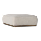 Four Hands Sinclair Cocktail Ottoman in Knoll Natural on a white background at Addison West