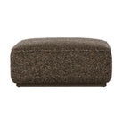 Four Hands Sinclair Square Ottoman in Ivan Granite on a white background at Addison West