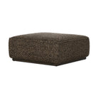 Four Hands Sinclair Square Ottoman in Ivan Granite on a white background at Addison West