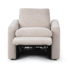 Four Hands Tillery Power Recliner Accent Chair in Laken Stone on a white background at Addison West