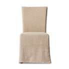 Four Hands Vista Slipcovered Dining Chair in Broadway Canvas on a white background