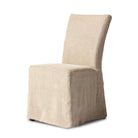 Four Hands Vista Slipcovered Dining Chair in Broadway Canvas on a white background