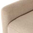 Close up of Four Hands Wallen Recliner in Nova Taupe on a white background at Addison West