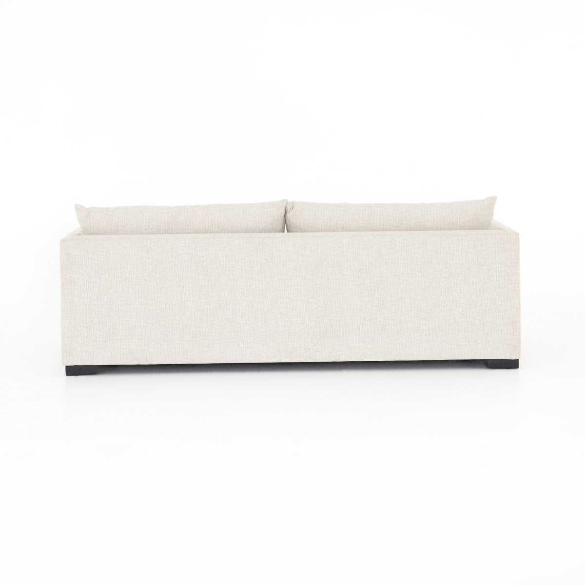 Back of Four Hands Wickham Sofa Bed in Alameda Snow on a white background