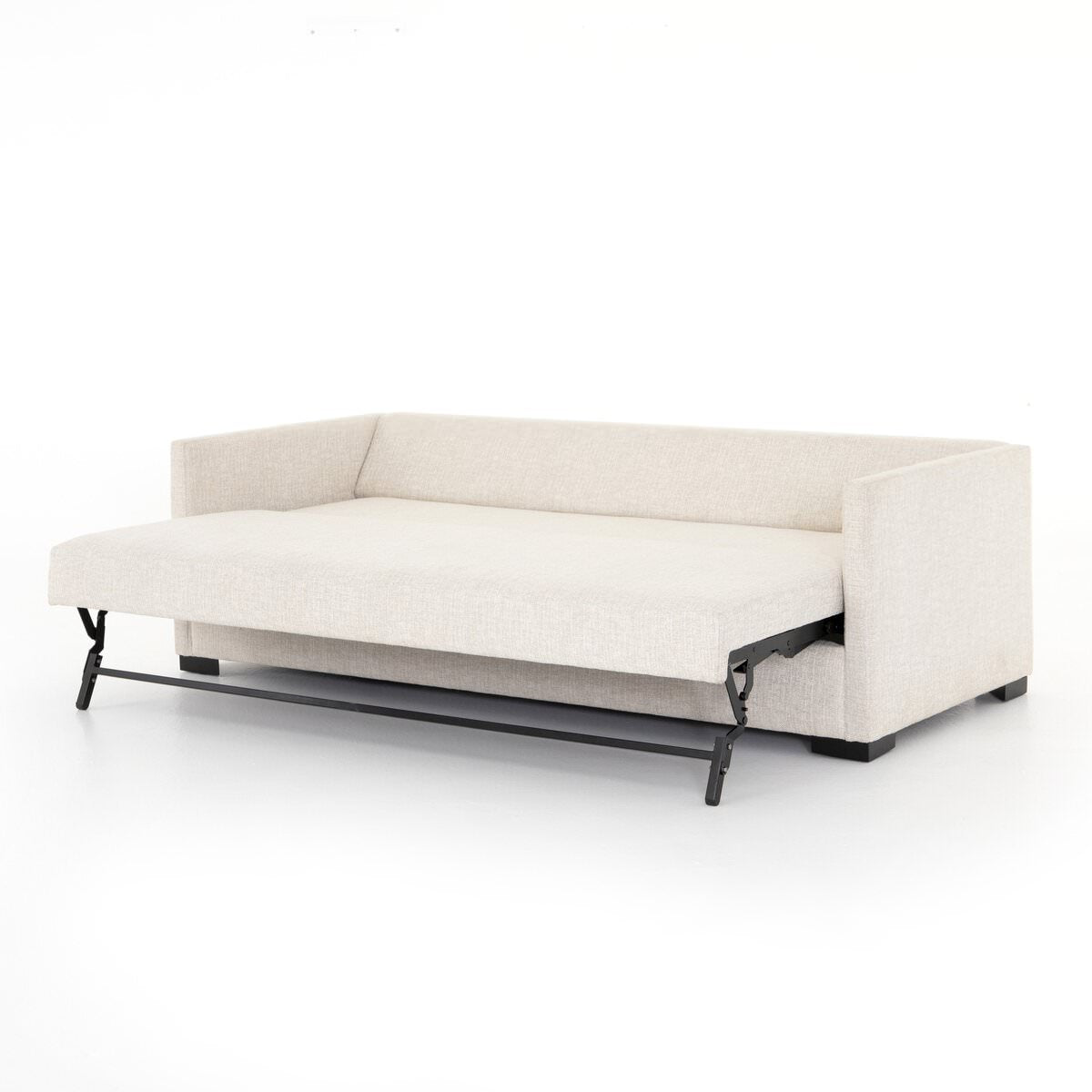 Four Hands Wickham Sofa Bed in Alameda Snow on a white background