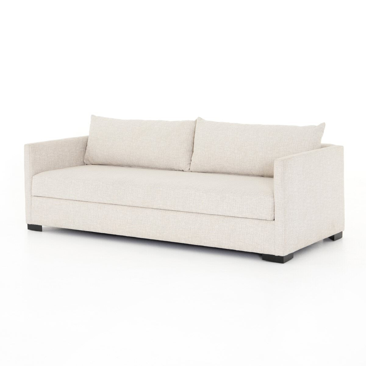 Four Hands Wickham Sofa Bed in Alameda Snow on a white background