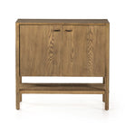 Four Hands Zuma Small Cabinet in Dune Ash on a white background