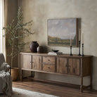 Four Hands + Amber Lewis Bari Sideboard in Weathered Oak Veneer - Addison West 