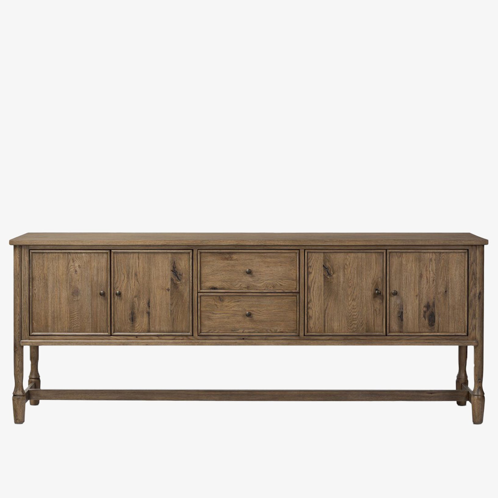 Four Hands + Amber Lewis Bari Sideboard in Weathered Oak Veneer - Addison West 