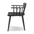 Four Hands + Amber Lewis Thalia Dining Chair in Black Oak - Addison West 