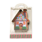 Ann Clarke Gingerbread House Cookie Cutter with Recipe Card on a white background