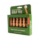 Gopher the Caddy Golf Tees by kikkerland on a white background